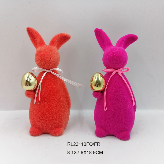 Flocking Rabbit in different colors