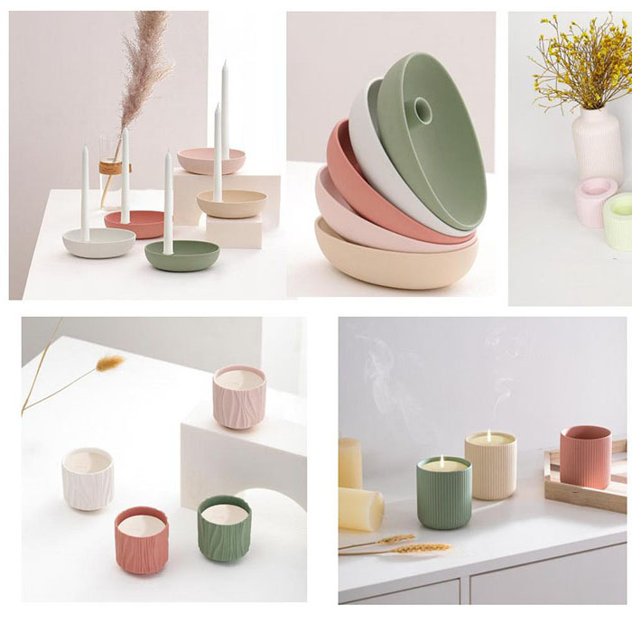 Nordic Style Candle Jar in Different Colors