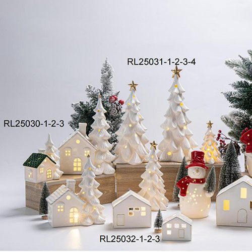 Christmas Decoration Ceramic House 